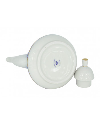LOMONOSOV IMPERIAL PORCELAIN TEAPOT FORGET-ME-NOT 750 ml 25.4 fl.oz