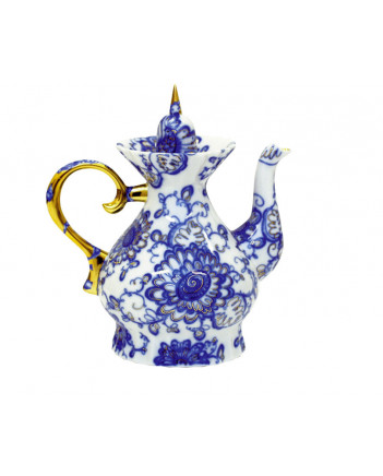  LOMONOSOV IMPERIAL PORCELAIN TEAPOT SINGING GARDEN 5.5 CUPS 1100 ML 37.2 oz