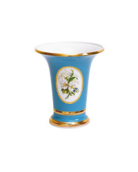 LOMONOSOV IMPERIAL PORCELAIN FLOWER VASE FORGET ME NOT EMPIRE 20 CM/8"