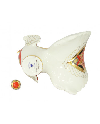 LOMONOSOV IMPERIAL PORCELAIN DECANTER FIRE BIRD 800 ML/27 OZ