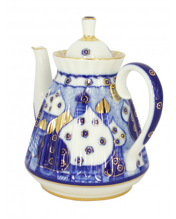 LOMONOSOV IMPERIAL PORCELAIN TEAPOT CHURCHBELLS 3 CUPS 750 ML/25.4 OZ