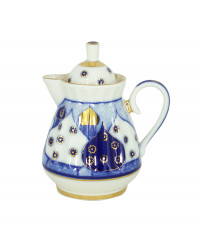 LOMONOSOV IMPERIAL PORCELAIN CREAMER MILK JAR CHURCH BELLS 400 ml 13.5 oz