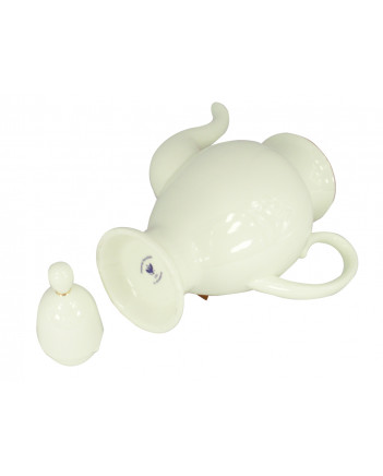 LOMONOSOV IMPERIAL BONE CHINA PORCELAIN COFFEE POT GOLDEN EDGE 630 ml 21.3 oz