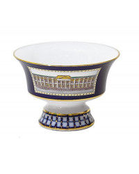 LOMONOSOV IMPERIAL PORCELAIN ICE CREAM VASE CLASSIC OF PETERSBURG