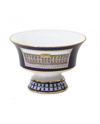 LOMONOSOV IMPERIAL PORCELAIN ICE CREAM VASE CLASSIC OF PETERSBURG