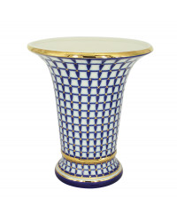 LOMONOSOV IMPERIAL PORCELAIN FLOWER VASE CLASSIC OF PETERSBURG EMPIRE 20 CM/8" 