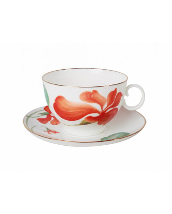 LOMONOSOV IMPERIAL BONE CHINA PORCELAIN TEA CUP APPLE ANITA 160 ml/5.4 fl.oz