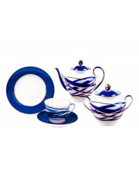 LOMONOSOV IMPERIAL PORCELAIN TEA SET SERVICE SPRING COCOON 20 items