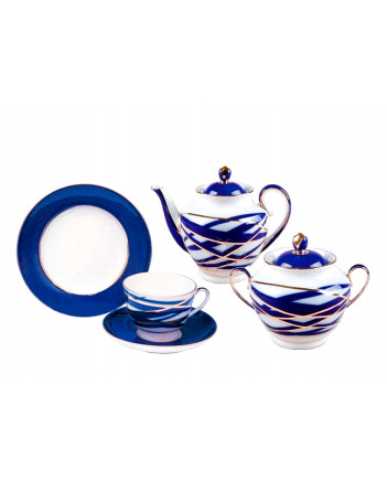 LOMONOSOV IMPERIAL PORCELAIN TEA SET SERVICE SPRING COCOON 20 items