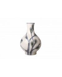 LOMONOSOV IMPERIAL PORCELAIN FLOWER VASE ORIENTAL SPRING