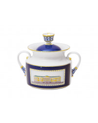 LOMONOSOV IMPERIAL PORCELAIN SUGAR BOWL CLASSIC OF PETERSBURG 540 Ml 18.3 Oz