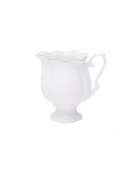 LOMONOSOV IMPERIAL PORCELAIN CREAMER MILK JAR GOLDEN EDGE 320 ml 10.8 oz