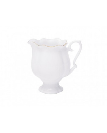 LOMONOSOV IMPERIAL PORCELAIN CREAMER MILK JAR GOLDEN EDGE 320 ml 10.8 oz