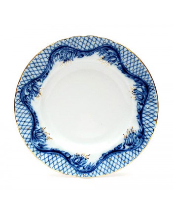 LOMONOSOV IMPERIAL PORCELAIN DESSERT PLATE RADIANT TENDERNESS 18 cm 7"