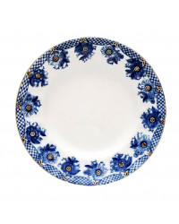 LOMONOSOV IMPERIAL PORCELAIN DESSERT PLATE RADIANT BASKET 18 cm 7"