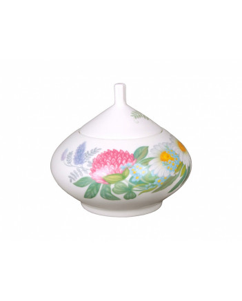 LOMONOSOV IMPERIAL BONE CHINA PORCELAIN TEA SET SERVICE WILDFLOWERS DOME 14 items