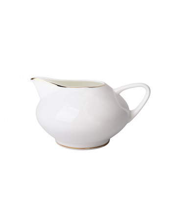 LOMONOSOV IMPERIAL PORCELAIN CREAMER MILK JAR GOLDEN EDGE 270 ml 9.1 oz