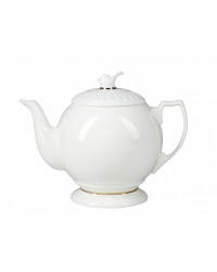 LOMONOSOV IMPERIAL BONE CHINA PORCELAIN TEA SET SERVICE GOLDEN EDGE PEARL 14 items