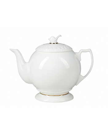 LOMONOSOV IMPERIAL BONE CHINA PORCELAIN TEA SET SERVICE GOLDEN EDGE PEARL 14 items