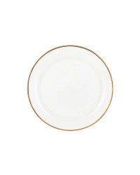 LOMONOSOV IMPERIAL BONE CHINA PORCELAIN DINNER SET YULIANA Golden Edge 24 items
