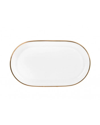 LOMONOSOV IMPERIAL BONE CHINA PORCELAIN DINNER SET YULIANA Golden Edge 24 items