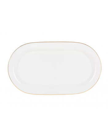 LOMONOSOV IMPERIAL BONE CHINA PORCELAIN DINNER SET YULIANA Golden Edge 24 items