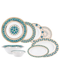 LOMONOSOV IMPERIAL PORCELAIN DINNER SET GOTHIC 24 items