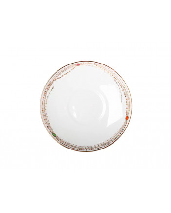 LOMONOSOV IMPERIAL BONE CHINA PORCELAIN TEA CUP APPLE GOLDEN MEDALLION 160 Ml/5.4 Fl.Oz