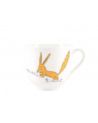 LOMONOSOV IMPERIAL BONE CHINA PORCELAIN ESPRESSO CUP LITTLE PRINCE AND FOX 180 Ml 6.1 Fl.Oz