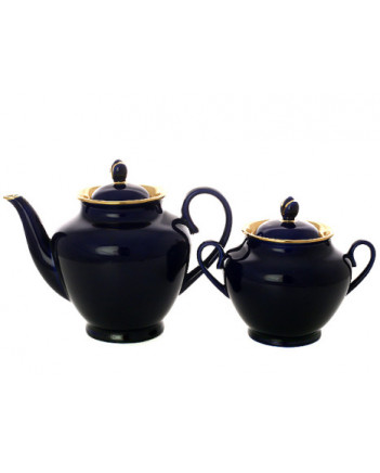 LOMONOSOV IMPERIAL PORCELAIN TEA SET SERVICE SPRING NIGHT 14 items