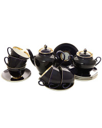 LOMONOSOV IMPERIAL PORCELAIN TEA SET SERVICE SPRING NIGHT 14 items