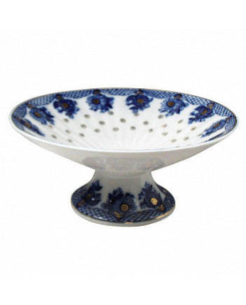 LOMONOSOV IMPERIAL PORCELAIN FRUIT CANDY VASE BASKET