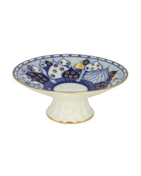 LOMONOSOV IMPERIAL PORCELAIN FRUIT CANDY VASE CHURCHBELLS