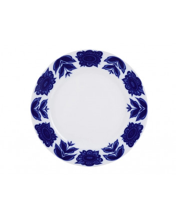 LOMONOSOV IMPERIAL PORCELAIN DINNER PLATE AURORA FLEUR 27 cm 10.6"