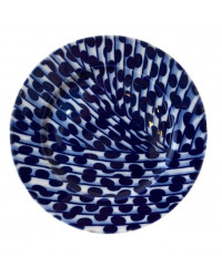 LOMONOSOV IMPERIAL PORCELAIN DINNER PLATE RIVERS ANGARA 27 Cm 10.6"