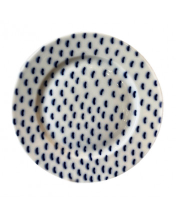 LOMONOSOV IMPERIAL PORCELAIN DINNER PLATE RIVERS ENISEI 21.5 Cm 8.5"