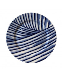 LOMONOSOV IMPERIAL PORCELAIN DINNER PLATE RIVERS AMOUR 21.5 Cm 8.5"