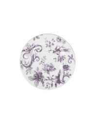 LOMONOSOV IMPERIAL PORCELAIN DINNER PLATE MONPLAISIR VIOLET 21.5 cm/8.5"