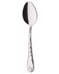 FLATWARE TEASPOON STAINLESS STEEL SET OF 6 IRISES