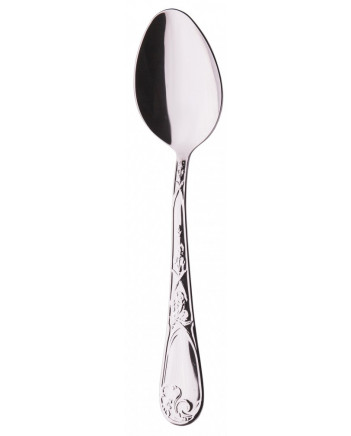 FLATWARE TEASPOON STAINLESS STEEL SET OF 6 IRISES