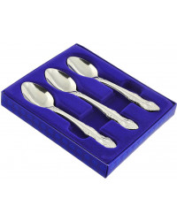 FLATWARE TEASPOON STAINLESS STEEL SET OF 6 TROIKA
