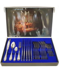 FLATWARE STAINLESS STEEL CUTLERY SET OF 24 AMBASSADOR