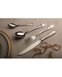 FLATWARE STAINLESS STEEL CUTLERY SET OF 24 AMBASSADOR