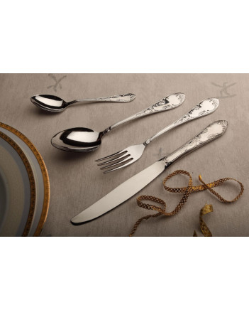 FLATWARE STAINLESS STEEL CUTLERY SET OF 24 AMBASSADOR