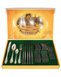 FLATWARE STAINLESS STEEL CUTLERY SET OF 24 PALACE