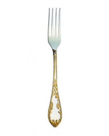 FLATWARE STAINLESS STEEL CUTLERY SET OF 24 AMBASSADOR GILDING