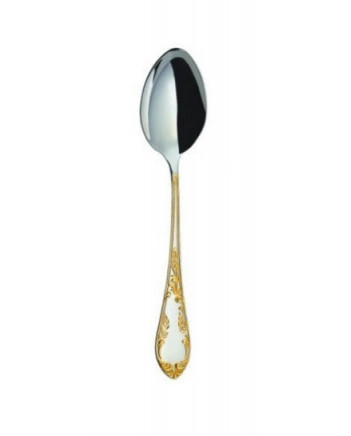 FLATWARE STAINLESS STEEL CUTLERY SET OF 24 AMBASSADOR GILDING