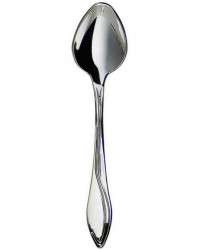 FLATWARE COFFEE SPOON STAINLESS STEEL SET OF 6 WAVE
