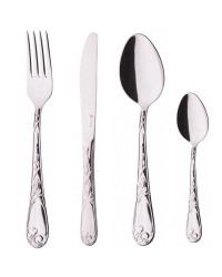 FLATWARE STAINLESS STEEL CUTLERY SET OF 24 IRISES