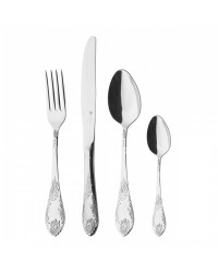 FLATWARE STAINLESS STEEL CUTLERY SET OF 24 IMPERIAL WOODEN GIFT BOX